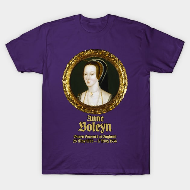 Anne Boleyn T-Shirt by Hiraeth Tees